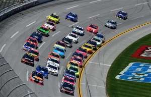 during the NASCAR Sprint Cup Series GEICO 500 at Talladega Superspeedway on May 3, 2015 in Talladega, Alabama.